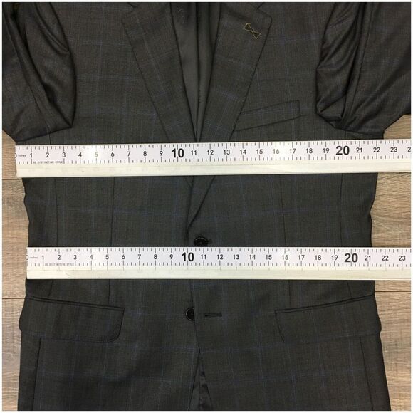 New Jos A Bank Mens Blazer Sport Coat 2 Button Casual Jacket Size 42L‎ Wool Suit - Picture 9 of 14